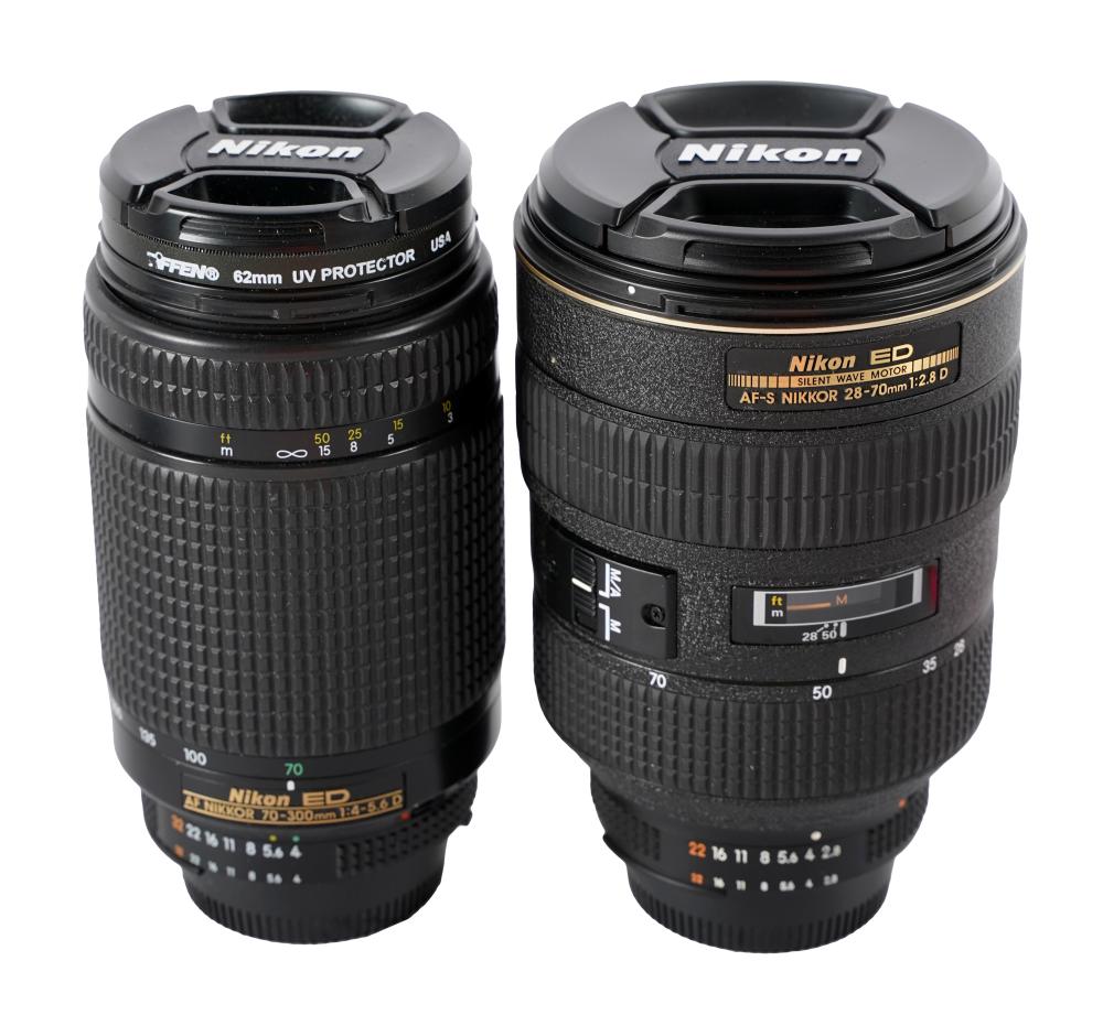 TWO NIKON LENSESNikon ED AF