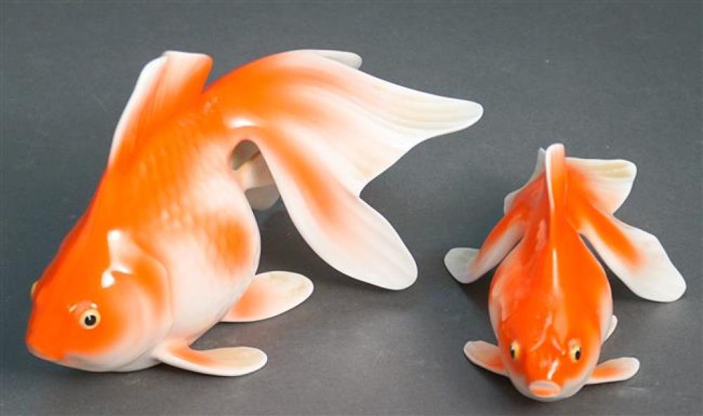 TWO NORITAKE PORCELAIN FIGURES OF