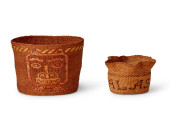 TWO NORTHWEST COAST BASKETRY V