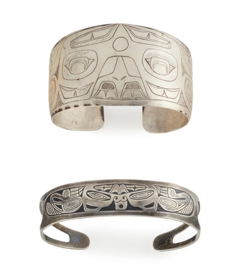 TWO NORTHWEST COAST CUFF