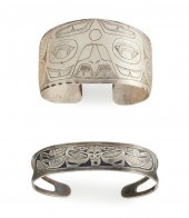 TWO NORTHWEST COAST CUFF BRACE