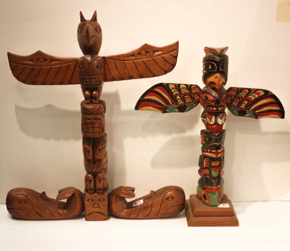 TWO NORTHWEST COAST NATIVE AMERICAN