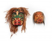 TWO NORTHWEST COAST POLYCHROME