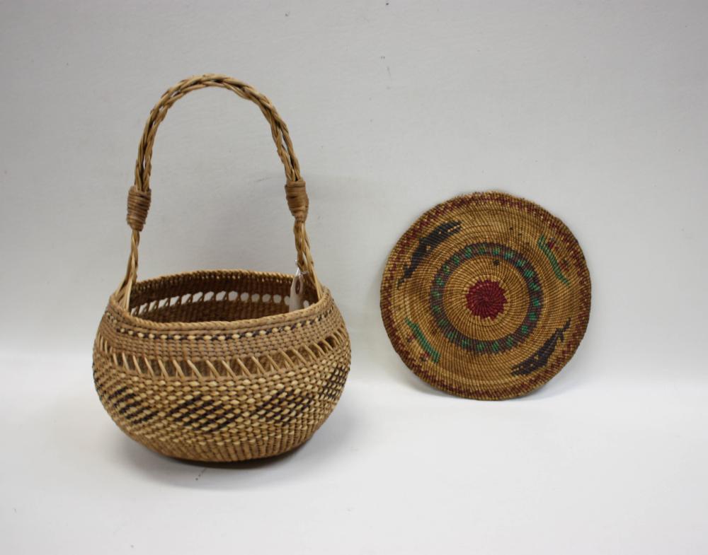 TWO NORTHWEST NATIVE AMERICAN WOVEN