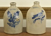 TWO NORTON BENNINGTON VT JUGS.