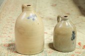 TWO NORTON STONEWARE JUGS.  Be