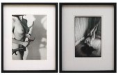 TWO NUDE BLACK AND WHITE PHOTO