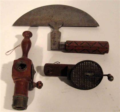 Two nutmeg graters and a kitchen
