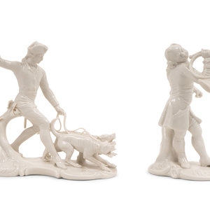 Two Nymphenburg Porcelain Figural