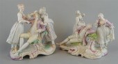 TWO NYMPHENBURG PORCELAIN PAST