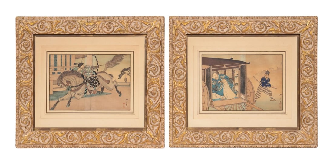 TWO O. GEKKO WOODBLOCK PRINT BOOK