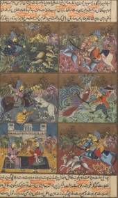 TWO OF INDIAN MUGHAL STYLE HAN