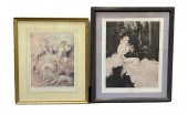 TWO OFFSET PRINTS AFTER LOUIS