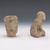 TWO OHIO NATIVE AMERICAN FIGUR