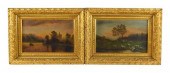 TWO OIL ON BOARD NAIVE PASTORA