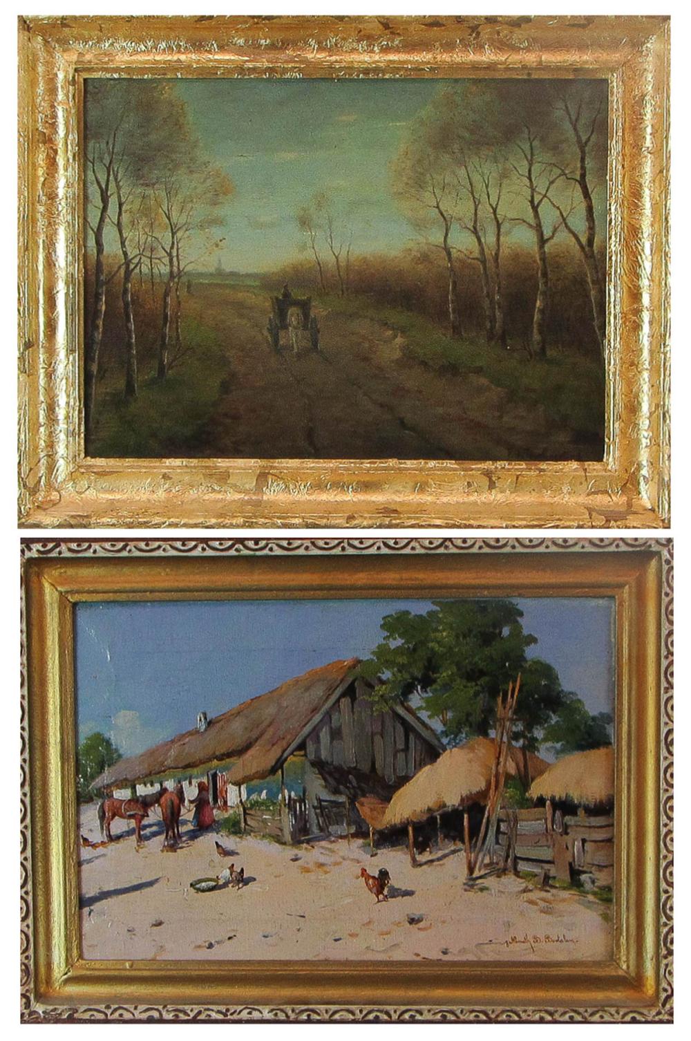 TWO OIL PAINTINGS: GYORGY NEMETH