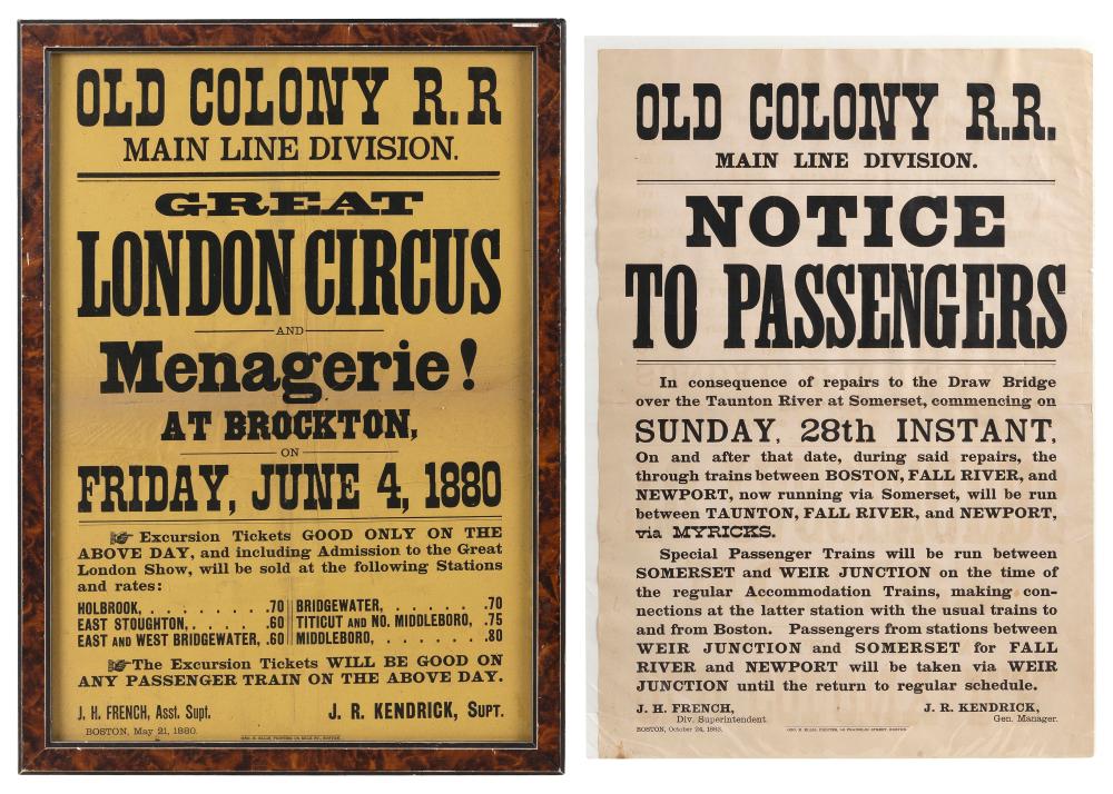TWO OLD COLONY RAILROAD