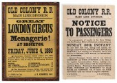 TWO OLD COLONY RAILROAD BROADS