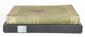 Two old folio-size books, c/o