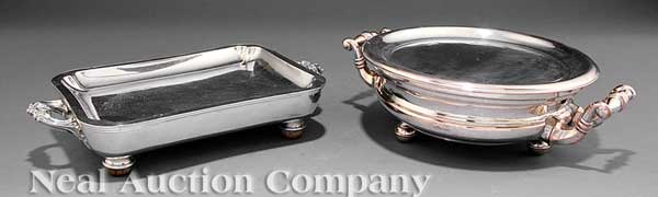 Two Old Sheffield Plate Warming