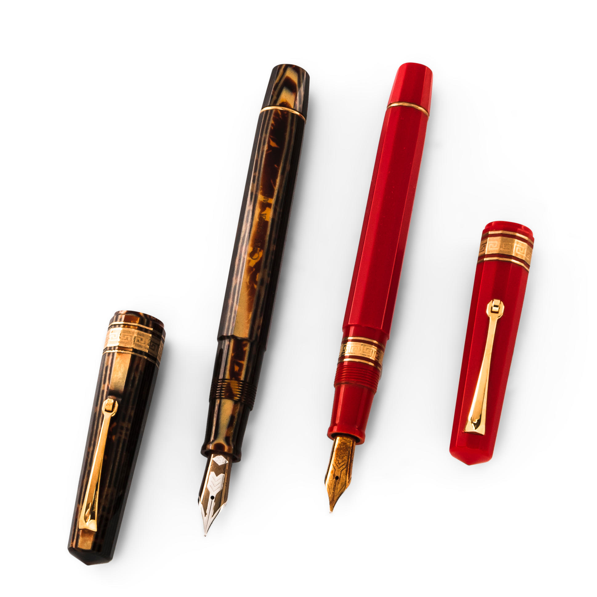 TWO OMAS FOUNTAIN PENS Both