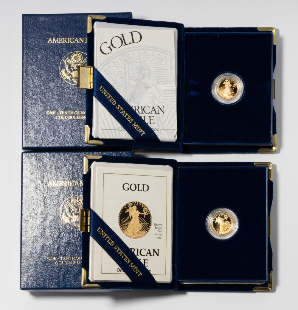 TWO ONE-TENTH OUNCE GOLD BULLION