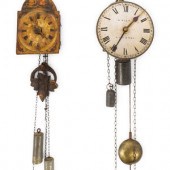 Two Open Escapement Wall Clock