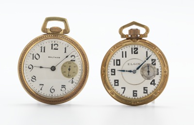 Two Open Face Pocket Watches