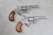 TWO OPEN TOP REVOLVERS. Colt 7