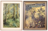 TWO OREGON PAINTINGS: RUTH DEN