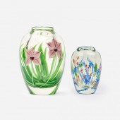 TWO ORIENT & FLUME ART GLASS P