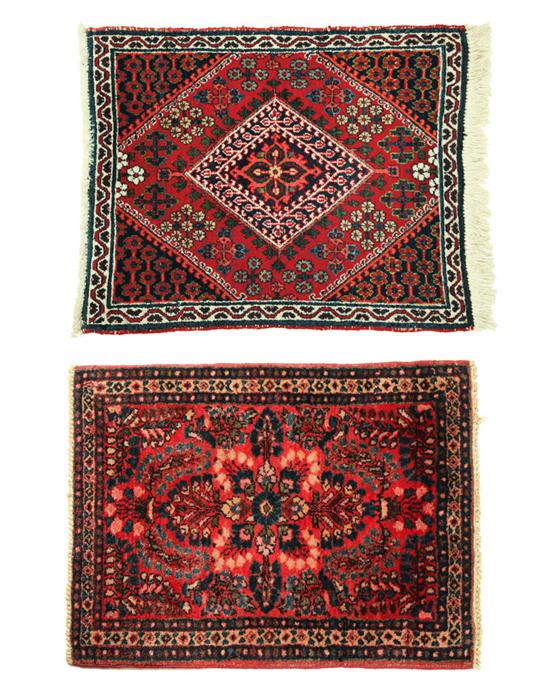 TWO ORIENTAL MATS.  Joshegan.
