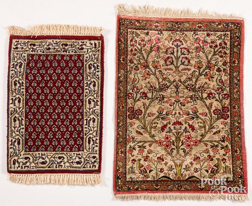 TWO ORIENTAL MATSTwo Oriental mats,