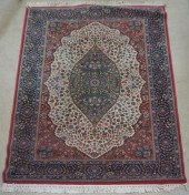 TWO ORIENTAL PATTERN MACHINE-M