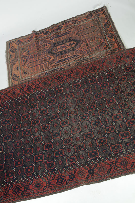 TWO ORIENTAL RUGS.  Anatolian 