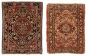 TWO ORIENTAL RUGS: HAMADAN AND
