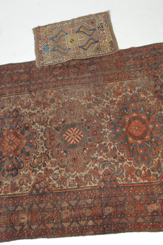 TWO ORIENTAL RUGS.  Persian and