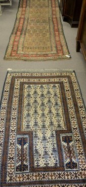 TWO ORIENTAL RUGS TO INCLUDE C