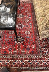 TWO ORIENTAL RUGSTwo Oriental