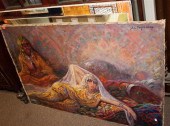Two orientalist-themed giclees