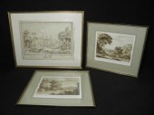 Two original aquatints after C