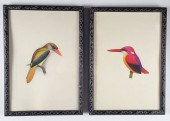 TWO ORIGINAL NICOLAS HUET II (