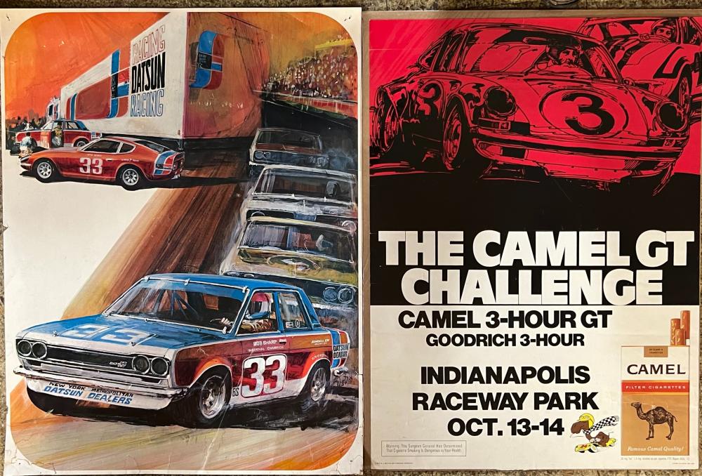 TWO ORIGINAL PERIOD 1970’S ERA RACE