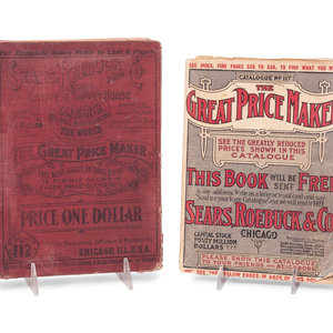 Two Original Sears Roebuck Catalogs