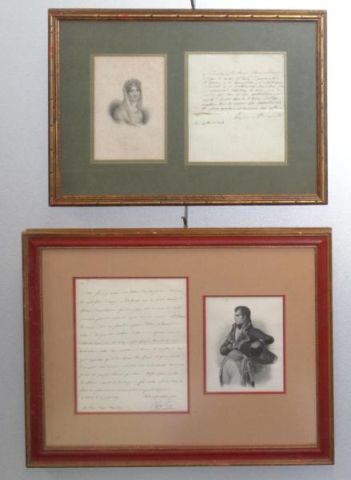Two Original Signed Napoleonic