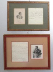 Two Original Signed Napoleonic