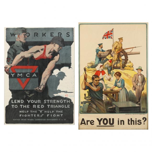 TWO ORIGINAL WORLD WAR I POSTERS