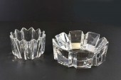 TWO ORREFORS COLORLESS GLASS B