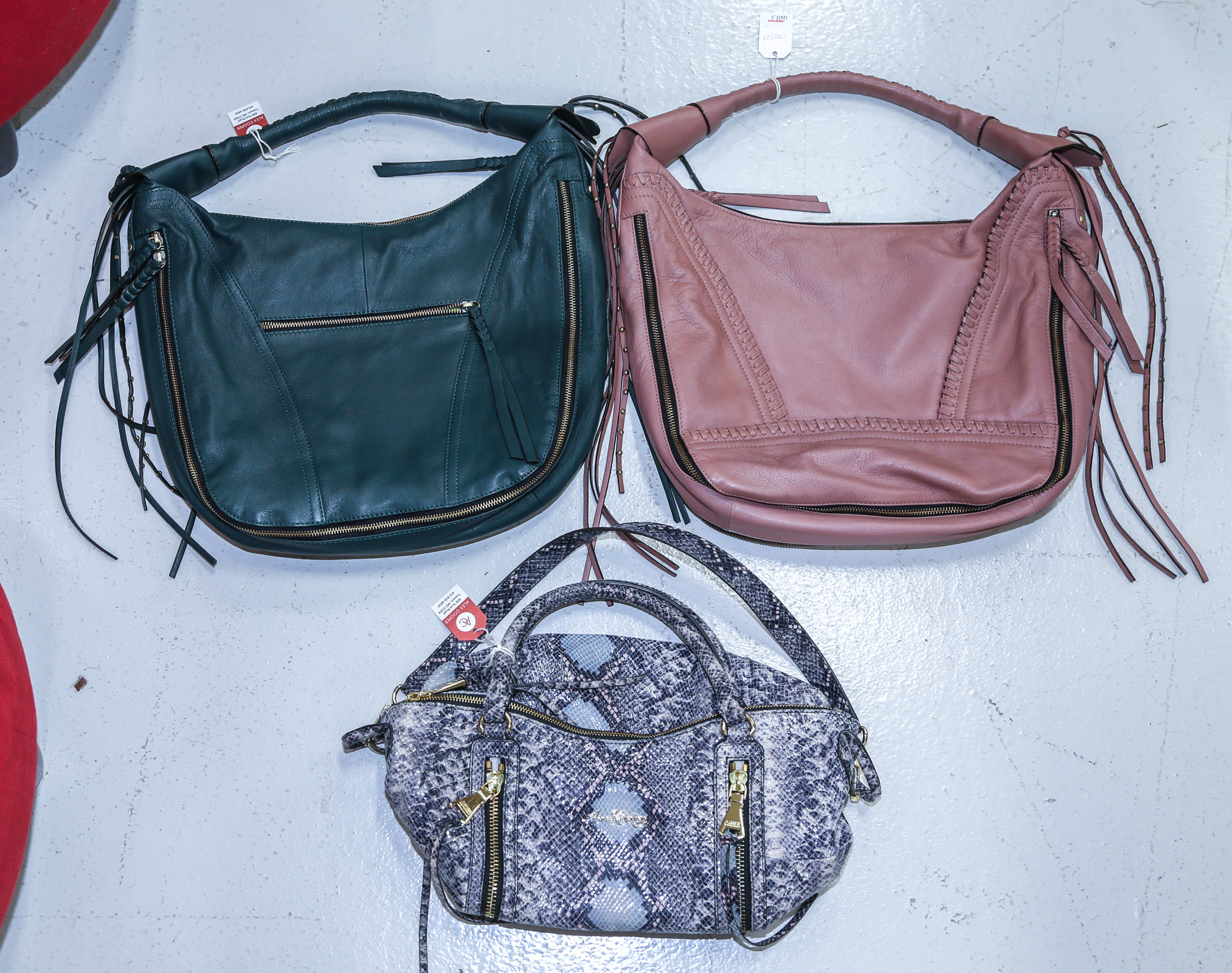 TWO ORYANG HANDBAGS & A AIMEE