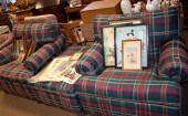 Two overstuffed upholstered ar